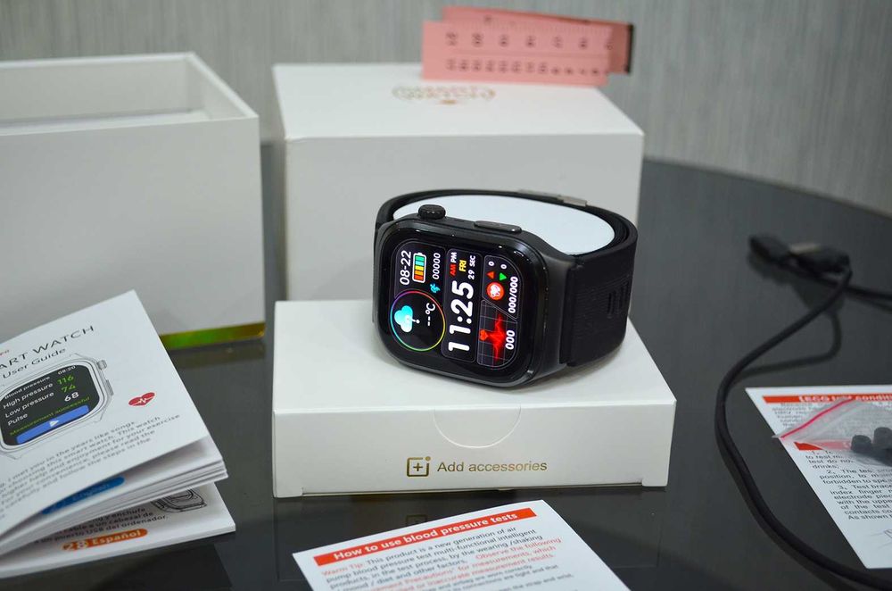 SmartWatch, смарт-годинник з повітряним насосом!