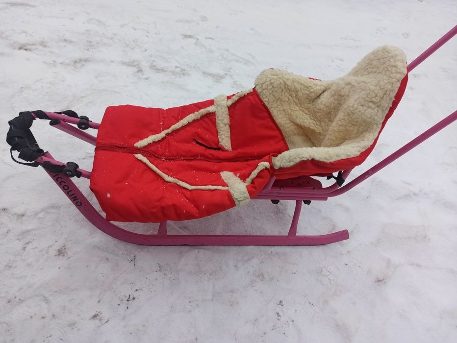 Санки Piccolino з конвертом на овчині