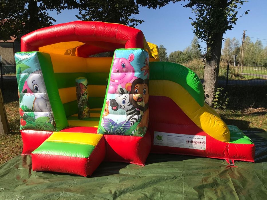 Dmuchaniec, Skakaniec, dmuchana zjeżdżalnia- animacje dla dzieci
