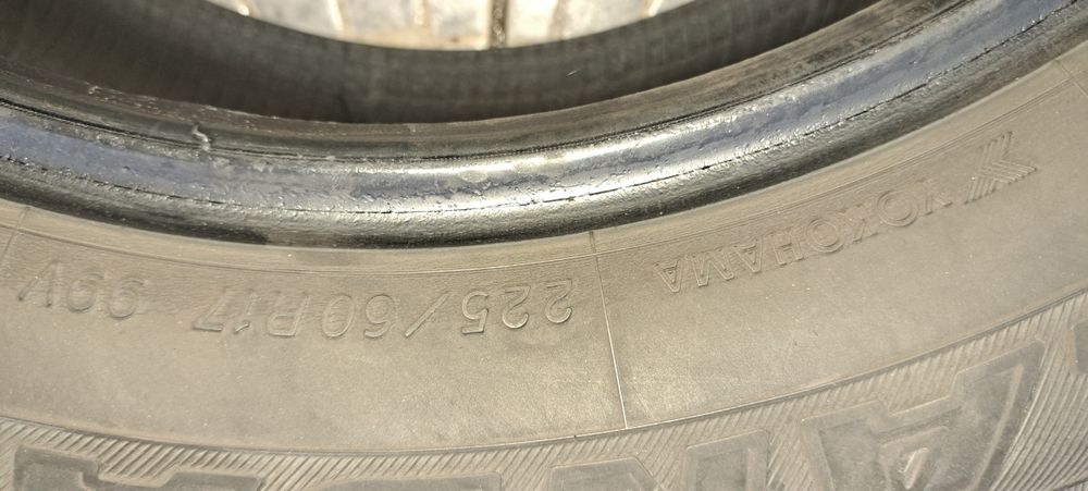 2 Pneus yokohama 225/60/17