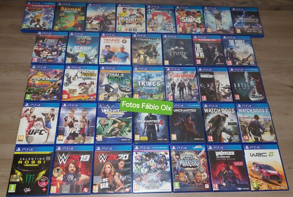 Jogos Ps4 Originais Novos & Usados Ler Anúncio  ( Desde 10€)