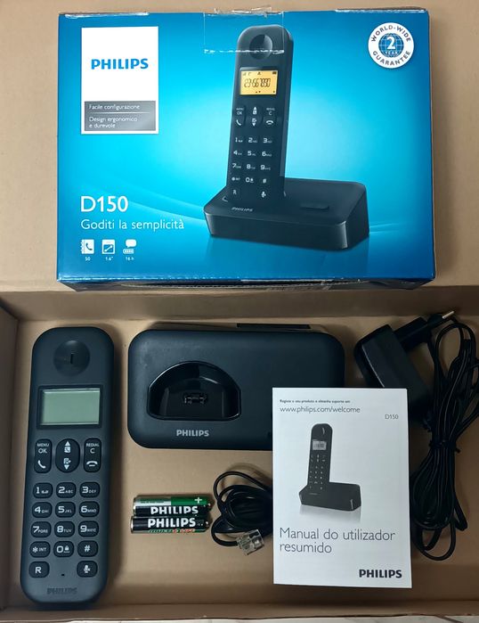Telefone sem fios Philips D150