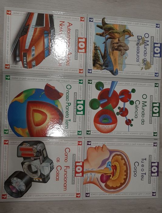 Livros: 101 Perguntas e respostas/Enciclopédia  animais selvagens