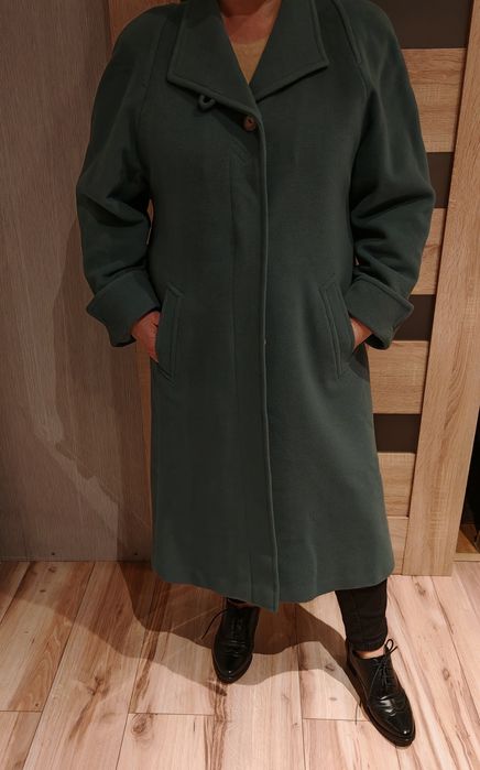 Unikatowy płaszcz vintage Modena wełna +kaszmir