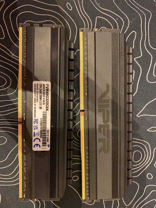 Patriot 8GB (2x4GB) 3200MHz CL16 Viper 4 Blackout