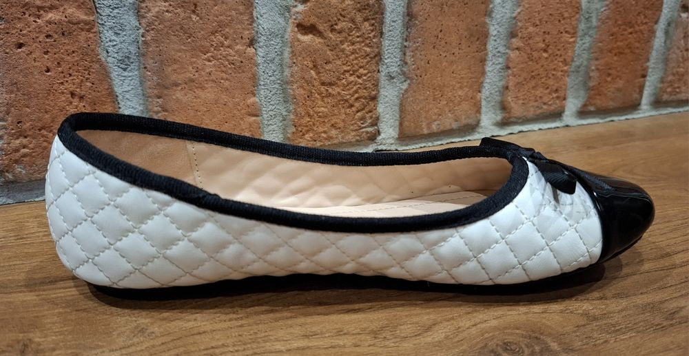 Baleriny Jenny fairy białe R. 38 / 24 cm