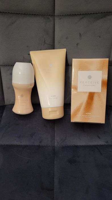 Zestaw Avon Perceive Cashmere woda perfumowana +antyperspirant +balsam