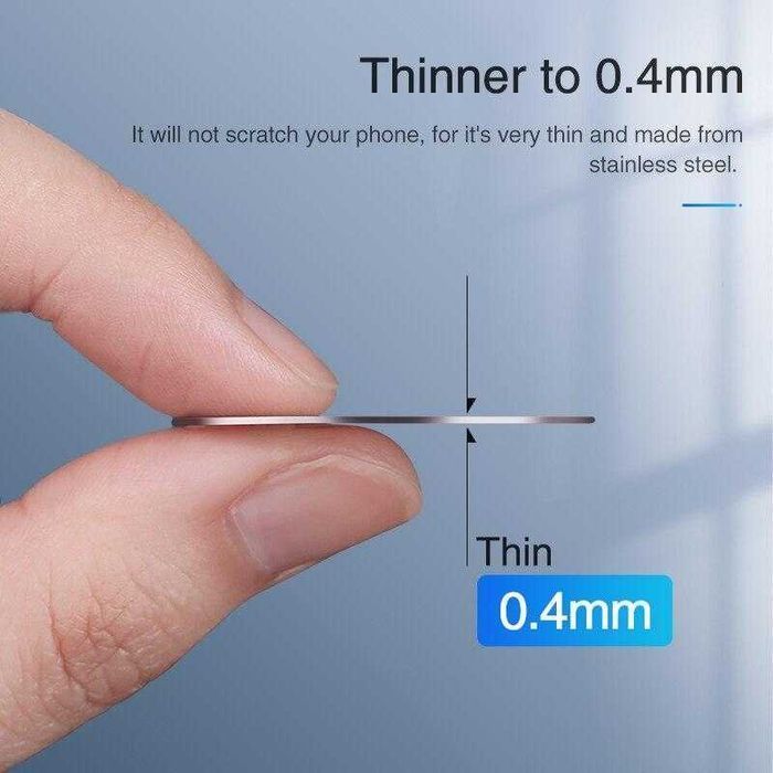 Металева пластинка для телефона на магнітний тримач в машину UGREEN