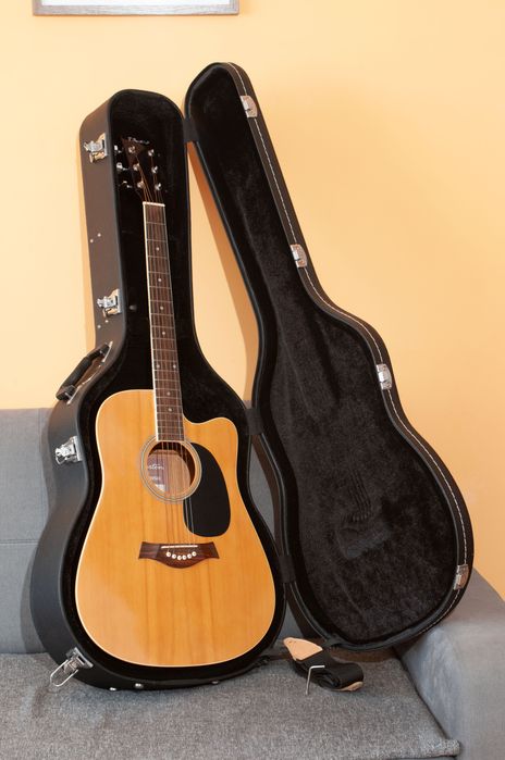 Gitara Akustyczna T.Burton + Sztywny futerał