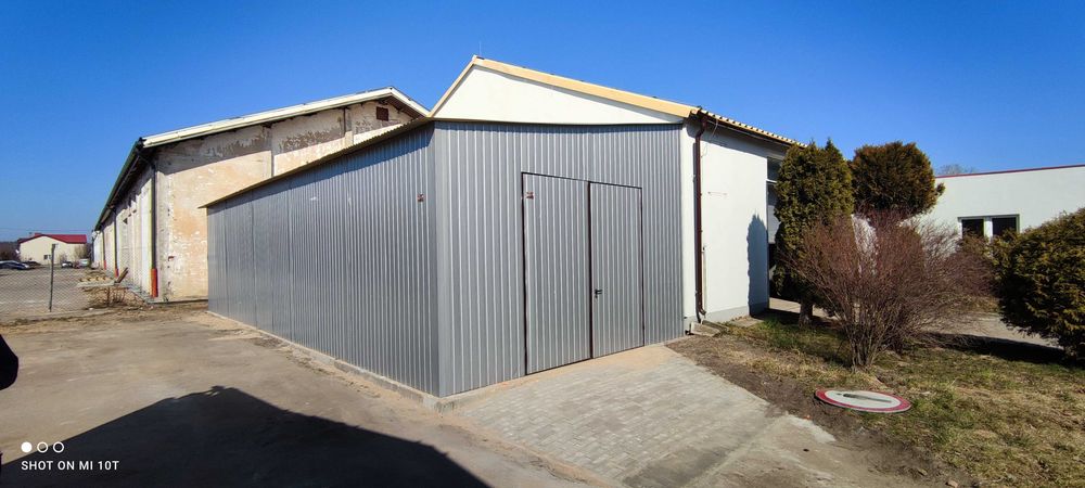 Garaż Blaszany Grafitowy | Garaże Blaszane | Wiaty | Hale | - ESSTAL*