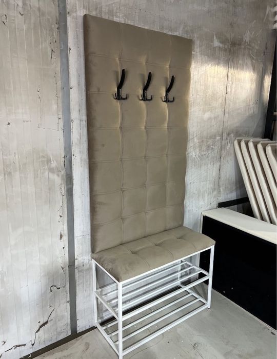 Банкетка металева для взуття