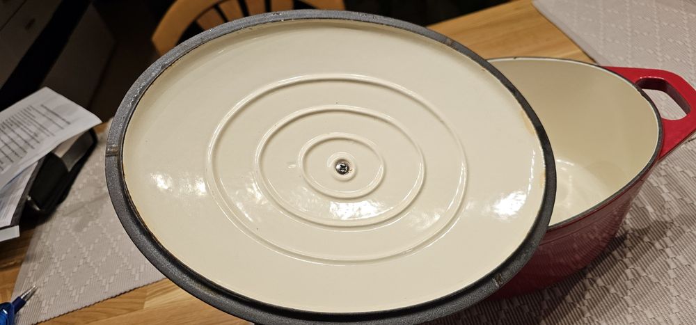 Chasseur garnek żeliwny 27 cm gęsiarka niczym Le Creuset