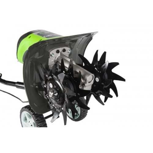Культиватор електричний Greenworks GTL9526, мотоблок электрический