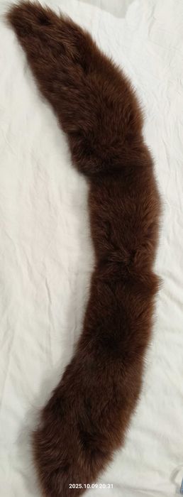 Kołnierz szal z prawdziwego futra