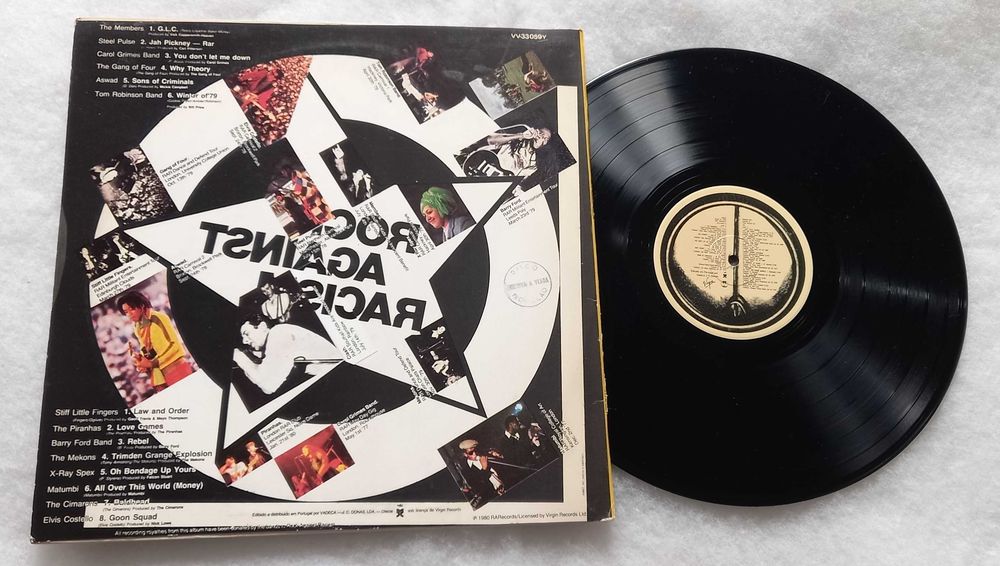 Rock Against Racism - LP Compilação Punk Portugal 1980