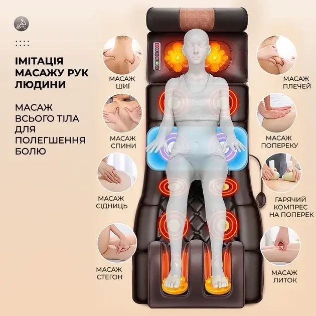 Електричний масажний матрац для всього тіла