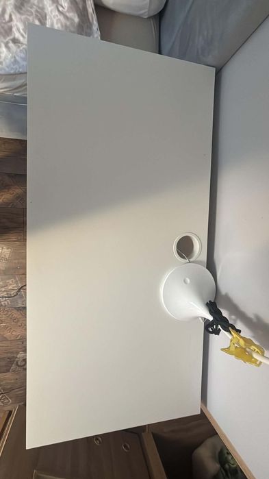 biurko ikea białe