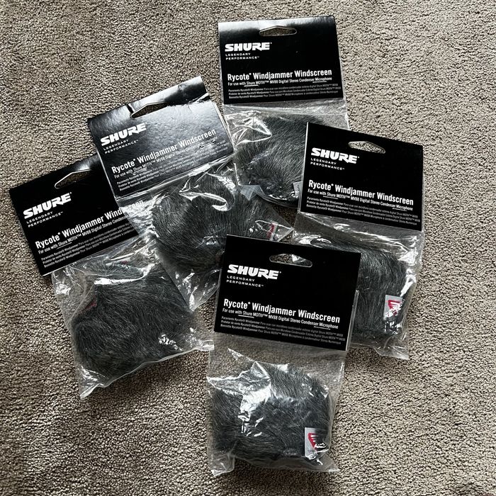 Osłona przeciwwiatrowa do mikrofonu Shure AMV88-FUR Black Gray