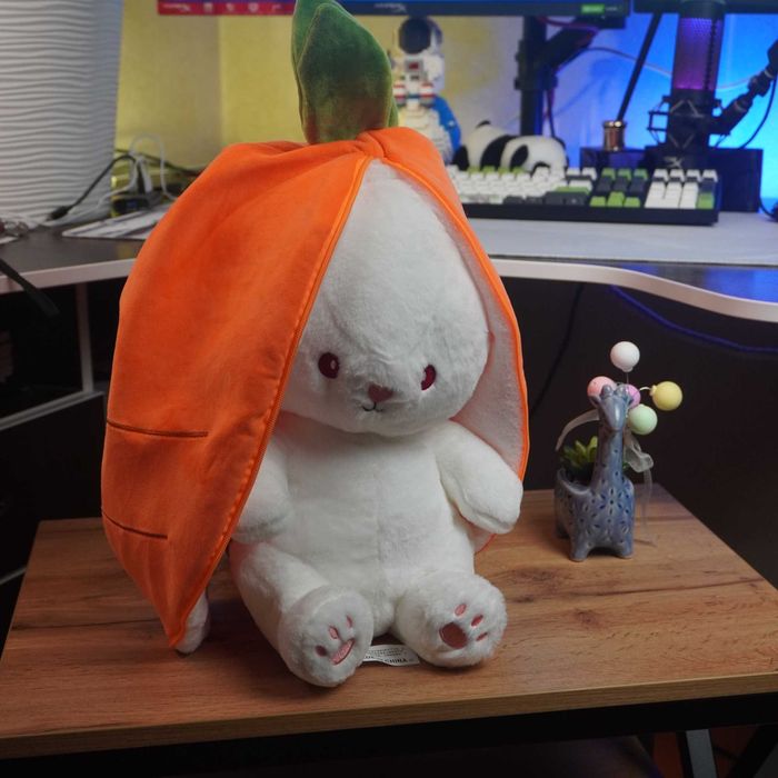 Новорічний кролик іграшка