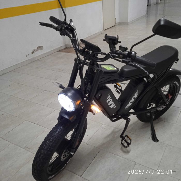 Aproveite - Bicicleta elétrica nova, 2000 W - 40 Ah, 52 V.