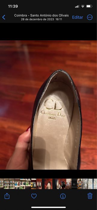 Sapatos Dior nunca usados