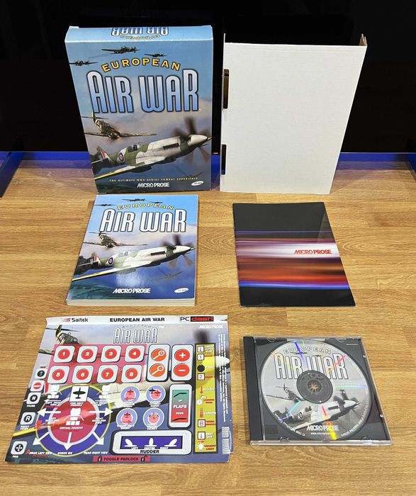 European Air War (PC EN 1998) BIG BOX kompletne premierowe wydanie MicroProse