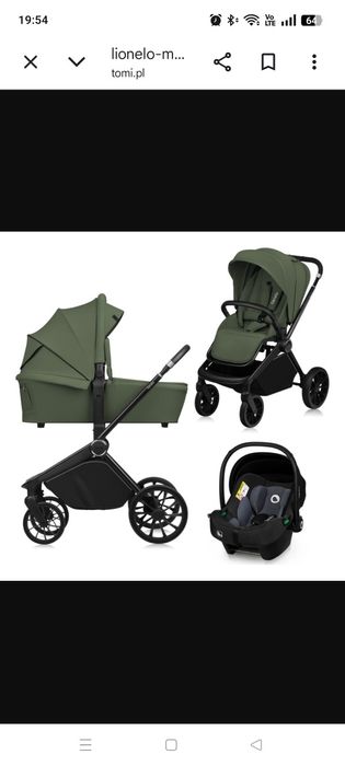 Wózek 3w1 linoleo mika plus