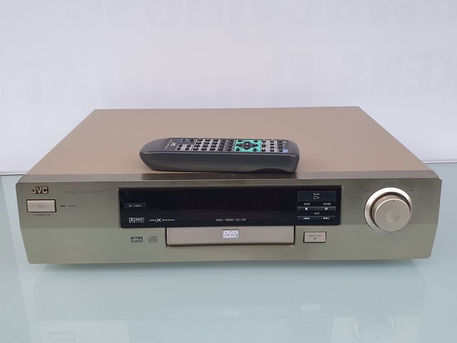 Odtwarzacz DVD CD audio JVC XV-515 z pilotem