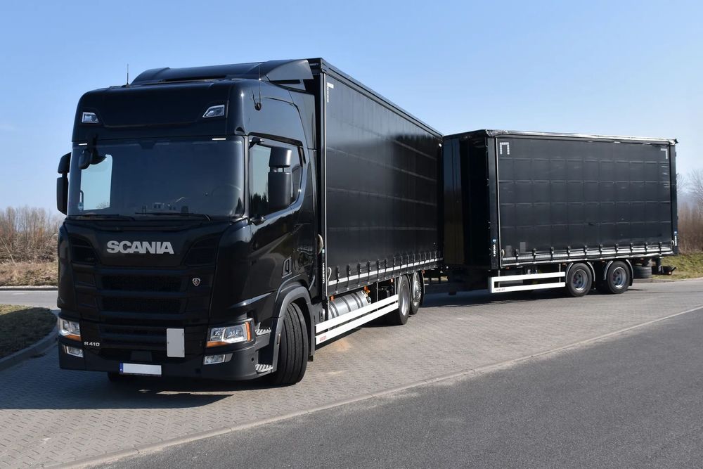 Scania  Lng+Przyczepa Wecon