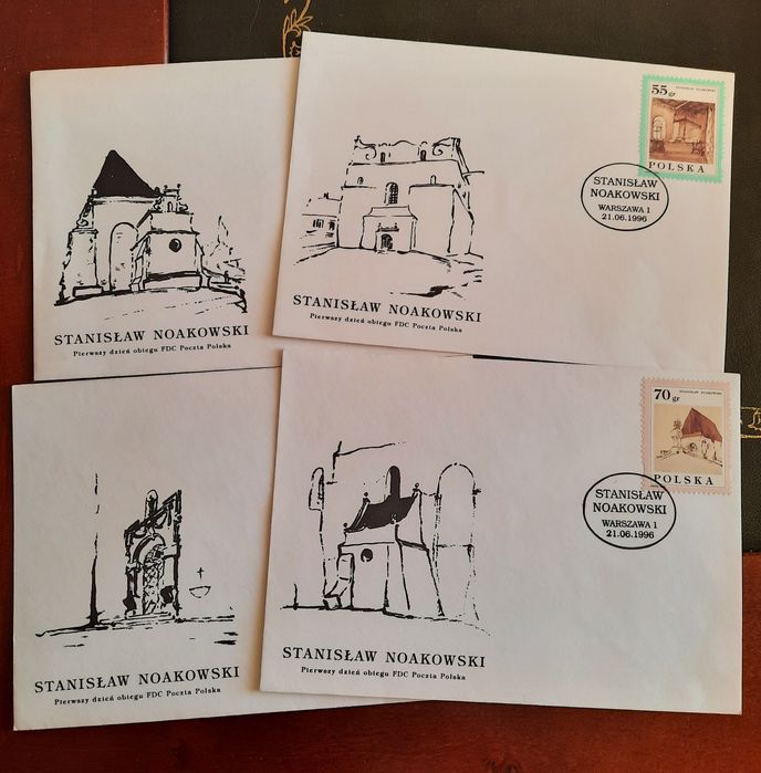 Koperty okolicznościowe ze znaczkami Stanisław Noakowski