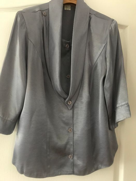 Bluzka - Anna - szara - rozmiar 40