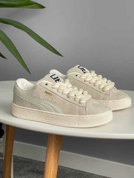 Кеди Puma XL Suede Rope Sneakers Unisex Beige пума бежеві коричневі