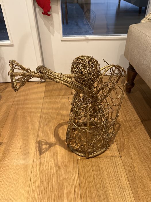 Enfeites de natal dourados