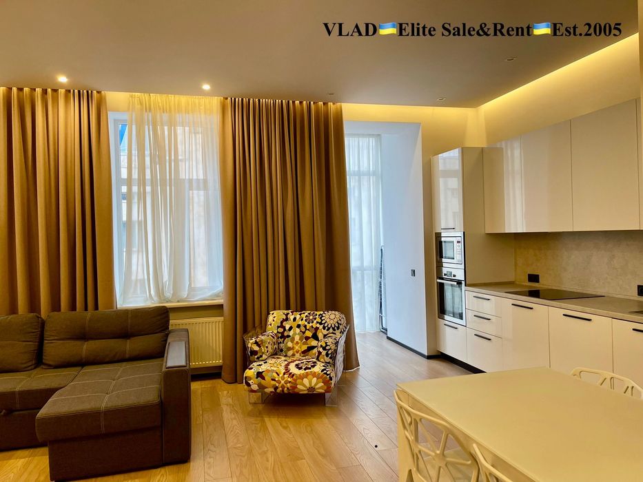 Перша оренда! Інститутська 24/7. Липки. Сучасний авторський дизайн!