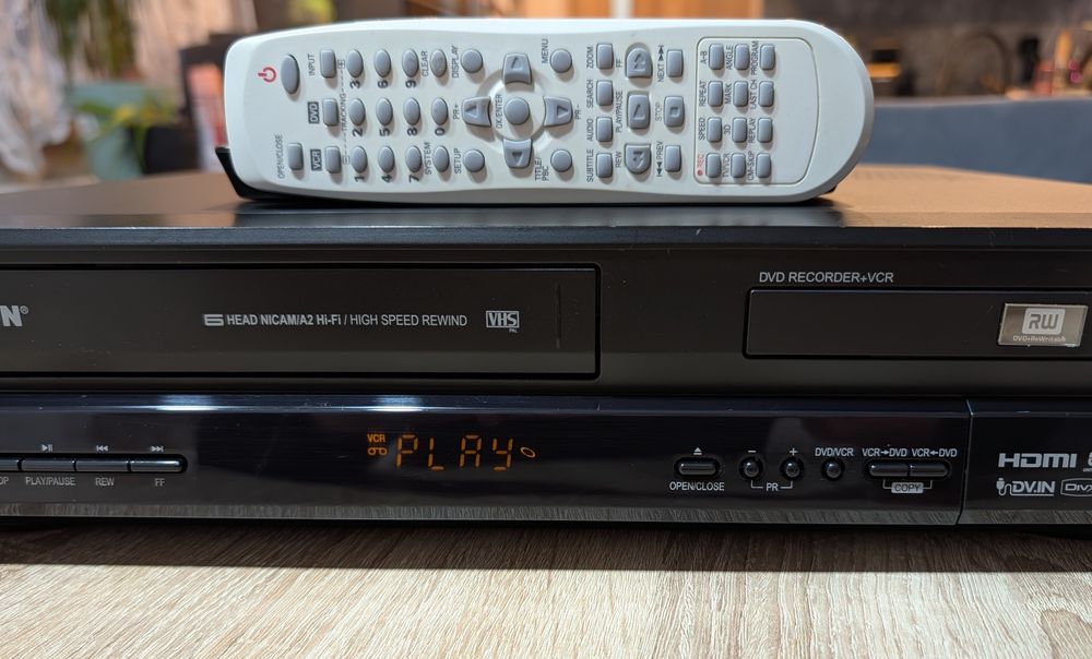 TEVION MD81664 #Nagrywarka DVD VHS #6HD #HDMI #USB #DV #PL Menu #DivX