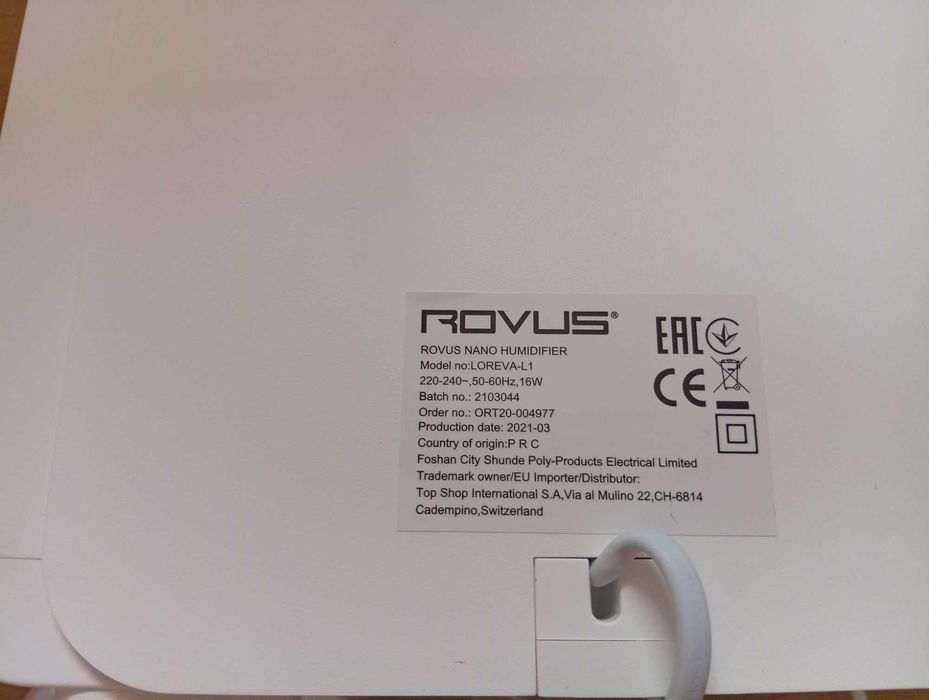 Odświeżacz powietrza Rovus + 2 filtry EXTRA