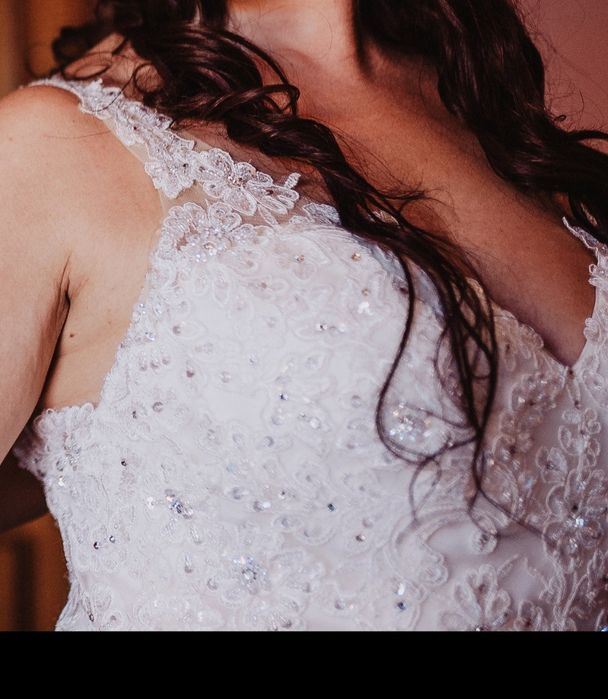 Vestido casamento alta costura - italiano com brilhantes swarovski