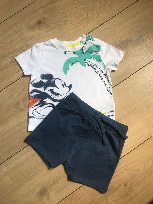 Komplet szorty t-shirt Disney Baby  6-9M