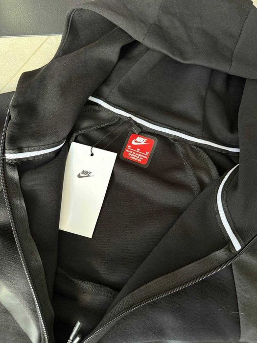 Чоловічий Спортивний костюм  Nike Tech Fleece Black\Grey штани кофта