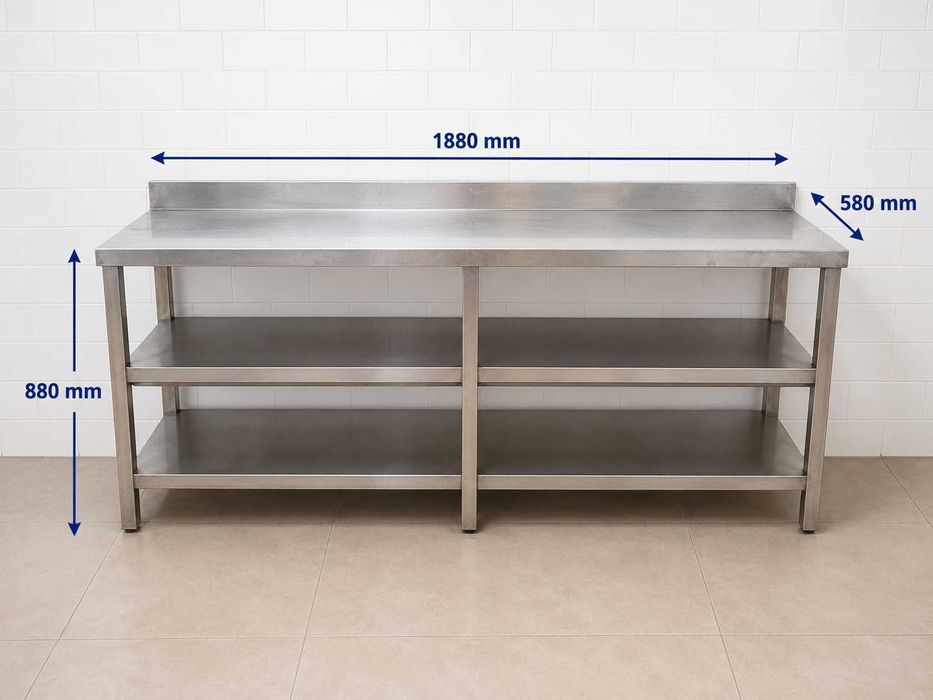 BANCADA EM AÇO INOX — 599 €