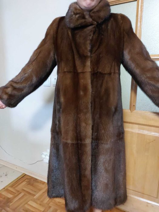 Норковая длинная шуба в идеальном состоянии, ТОРГ!!!