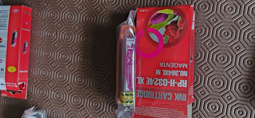 6 tinteiros de impressora