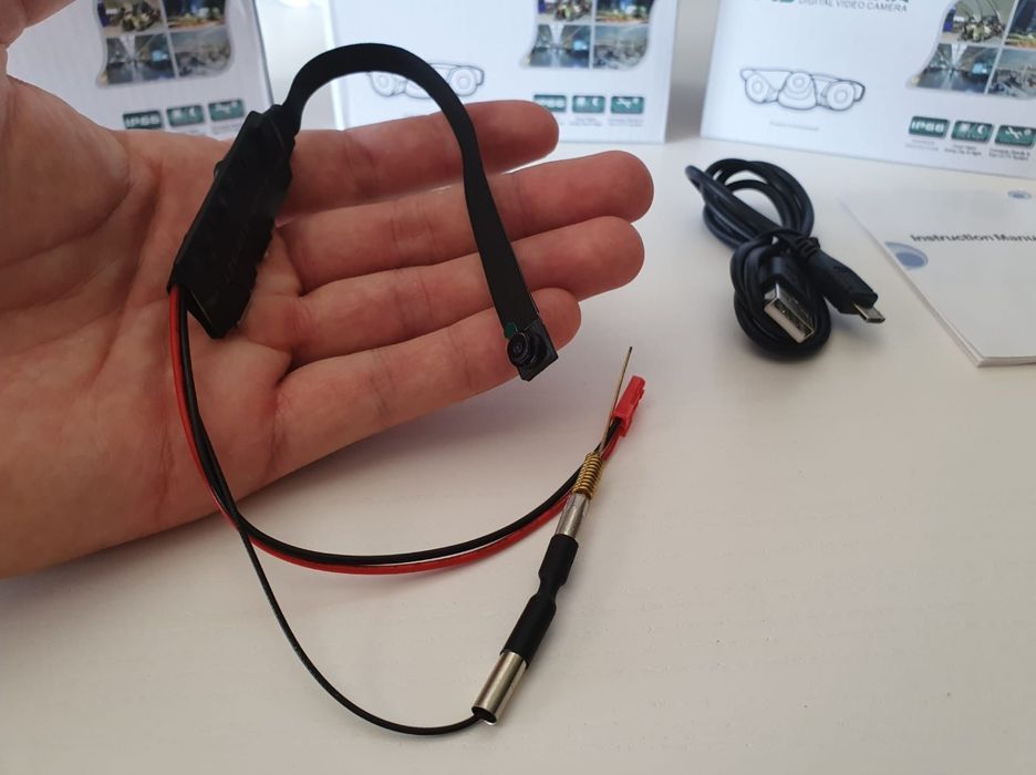 (NOVO) MICRO CÂMERA Espiã 1080P HD 8Horas Autonomia - App Tempo Real