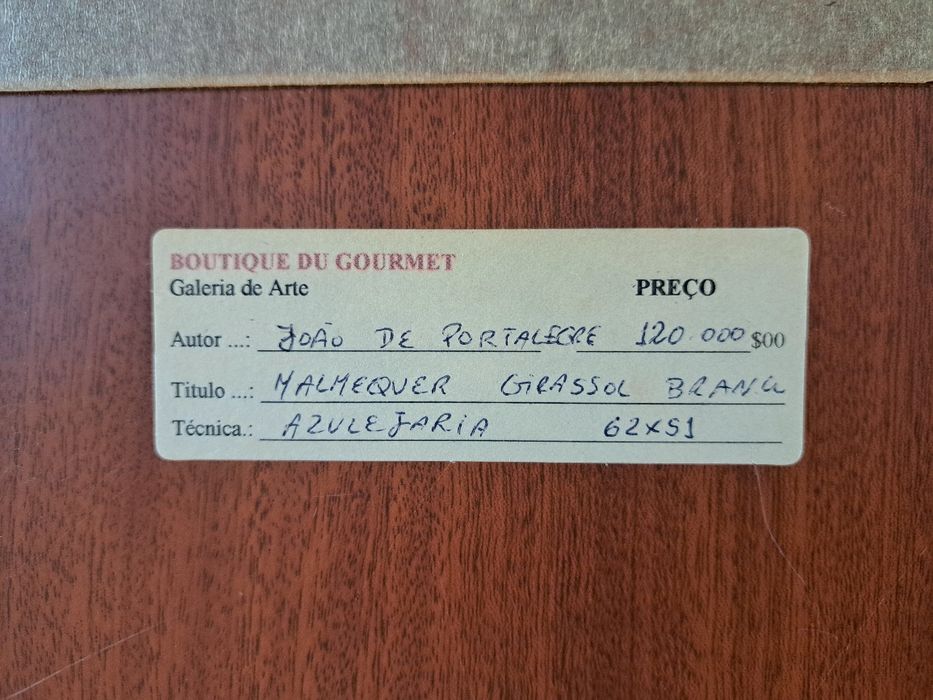 Quadro Azulejaria João De Portalegre