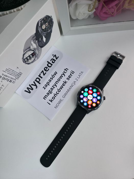 Smartwatch GT5 PRO – AMOLED, rozmowy Bluetooth,