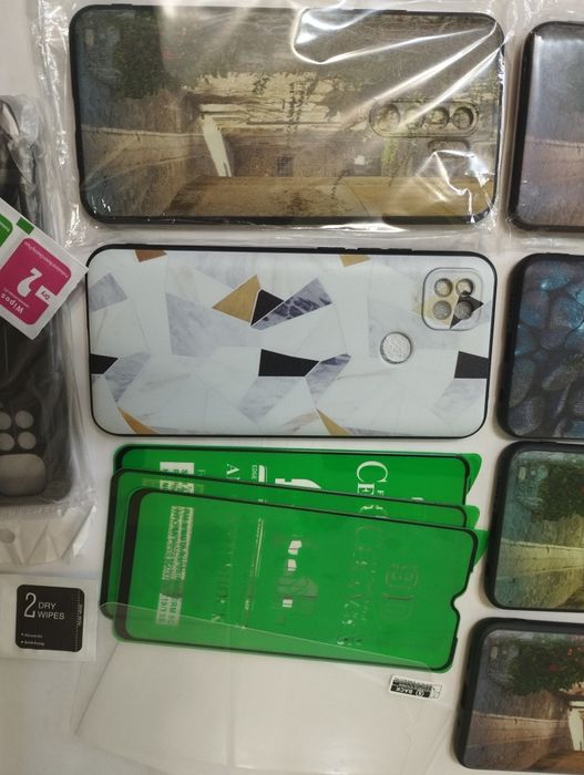 Чохол redmi 9/ 10/11 + скло захисне