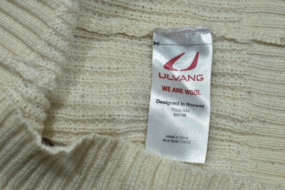 Ulvang Damski Wełniany Sweter Trekkingowy Zipneck L