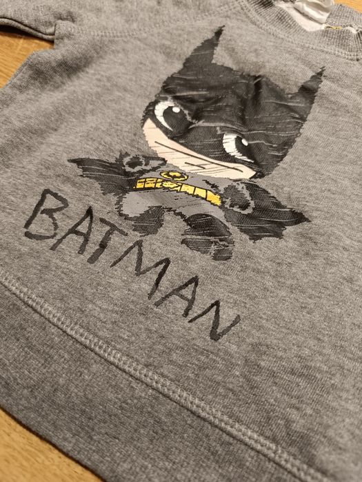 Bluza szara Batman H&M 62-68 cm 3-6 miesiące