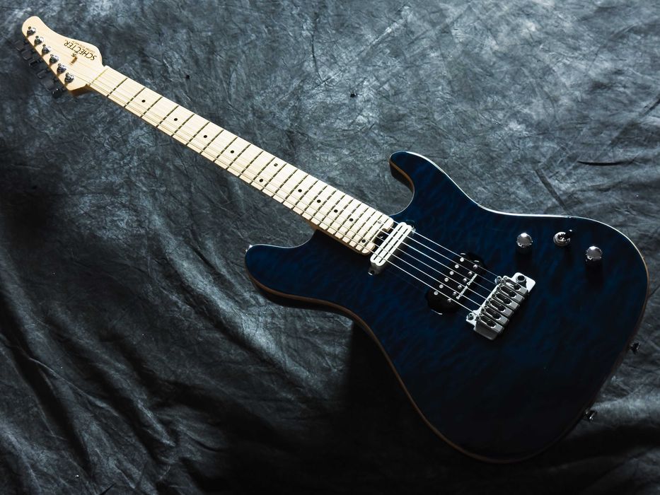 Schecter Japan MZ-1 BLU/M See-thru Blue 2022
