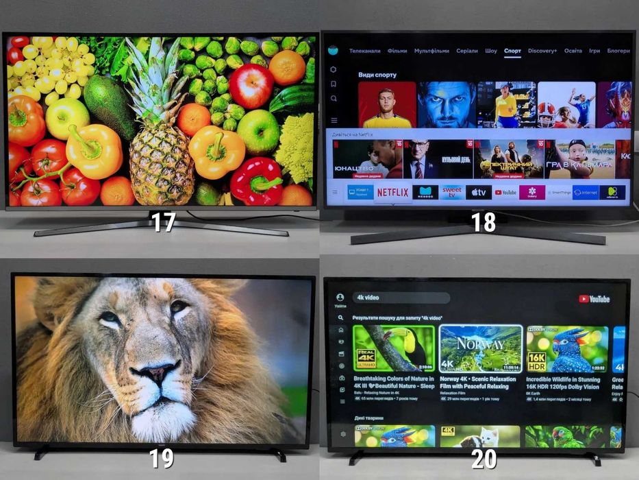 Телевізор PHILIPS 55" дюйм MVA UHD FHD 4K SmartTV Wi-Fi 3D Бу ГАРАНТІЯ